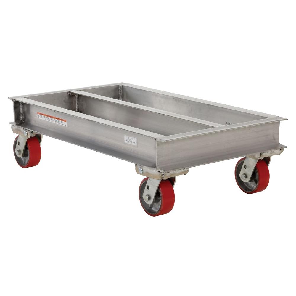 Vestil 2,000 lb. 40 in. x 42 in. Aluminum Channel DollyACP404220