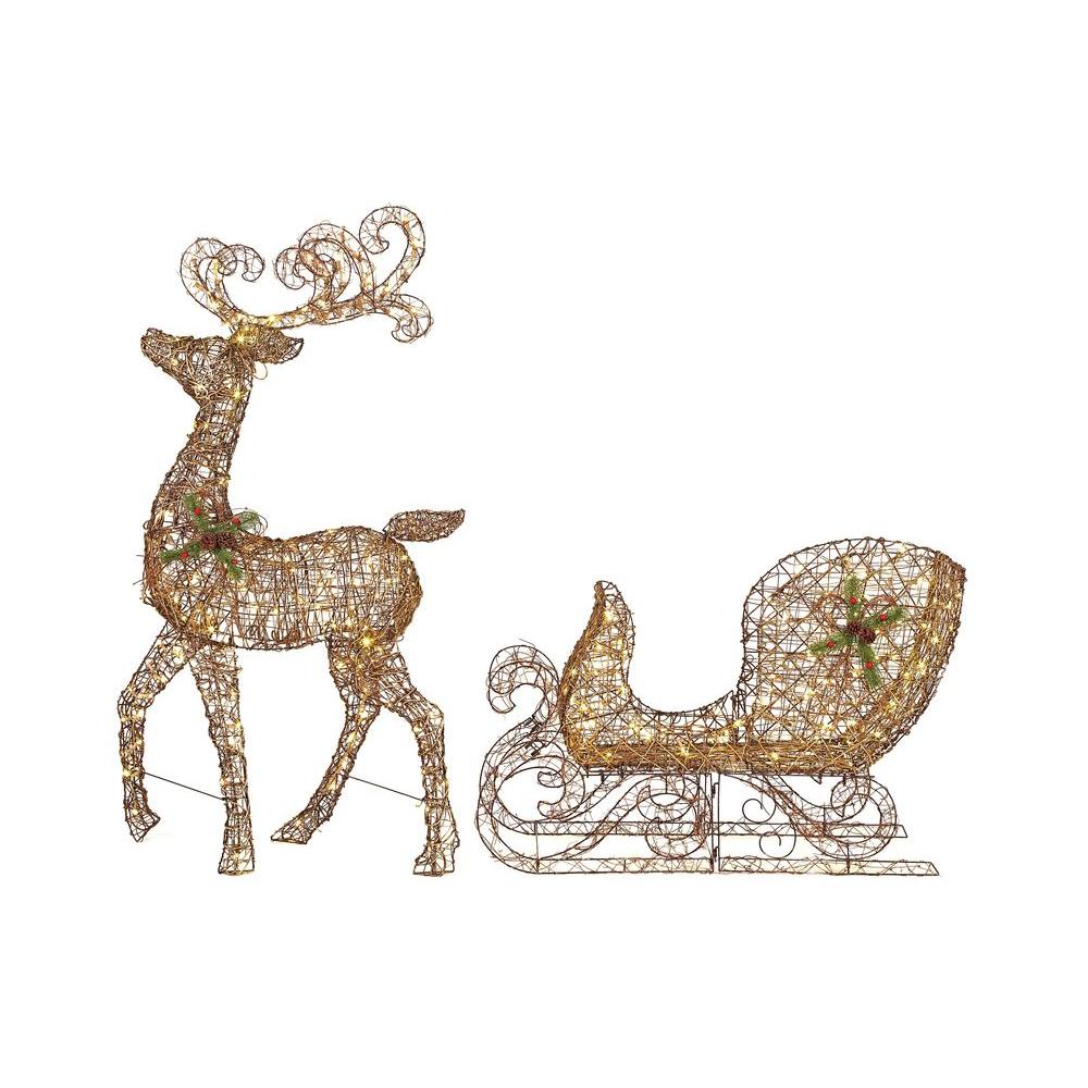 National Tree Company 72 in. Nativity Scene with Clear LightsDF