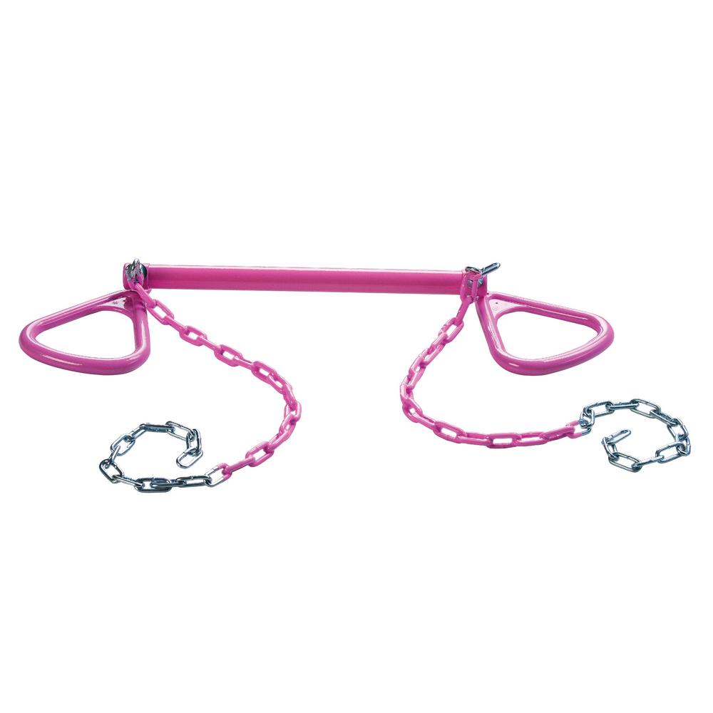 pink swing set