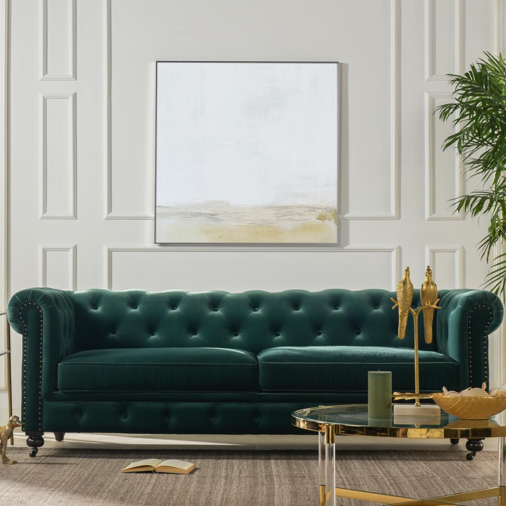 Forest Green Sofa And Loveseat | Baci Living Room