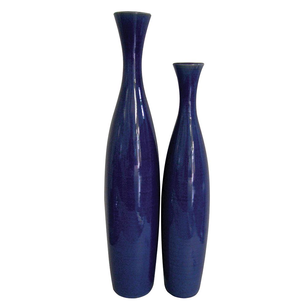 The Howard Elliott Collection Cobalt Blue Glaze Ceramic Tall