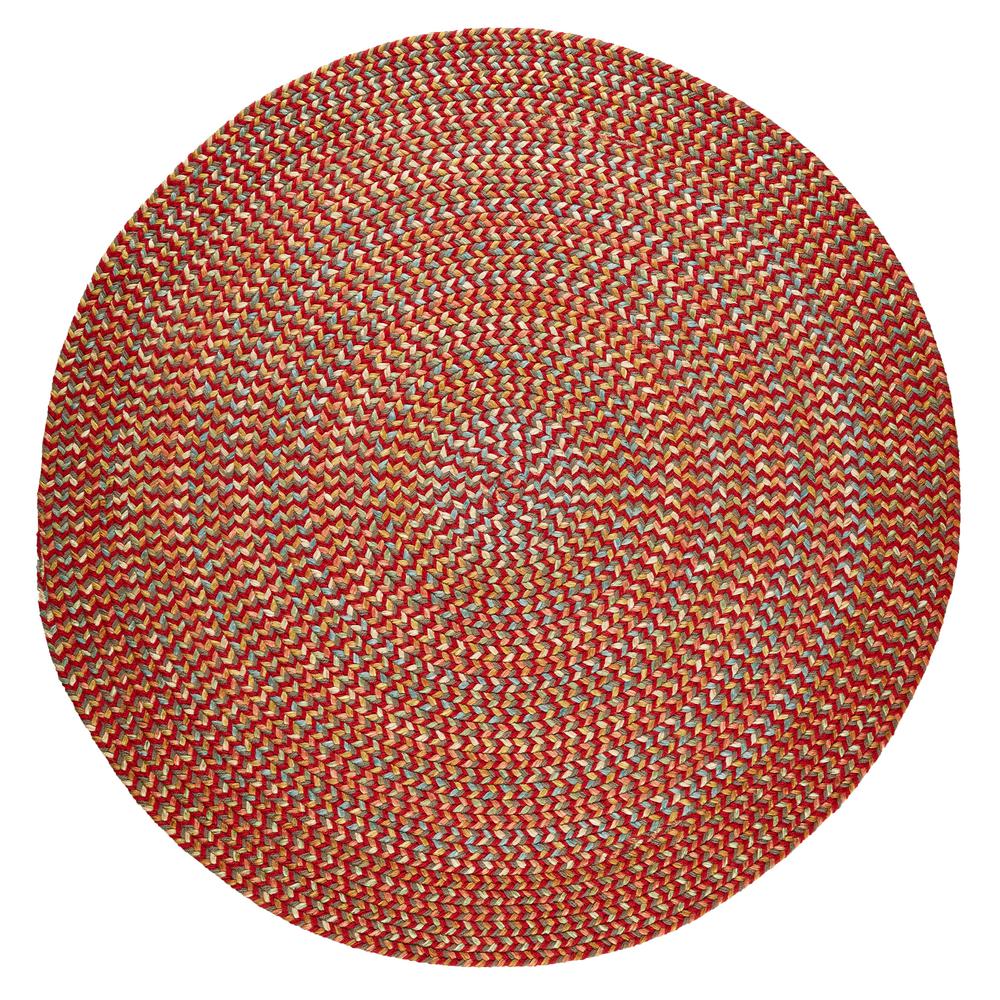 Rhody Rug Revere Brilliant Red 4 Ft X Round Indoor Outdoor Rhody Rug Revere Brilliant Red 4 Ft X Round Indoor Outdoor