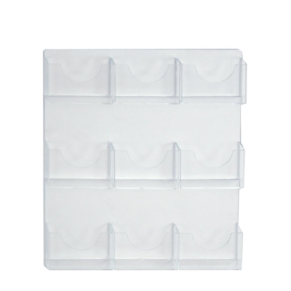 Basics Plastic Organizer 1-Pack White Magazine Rack