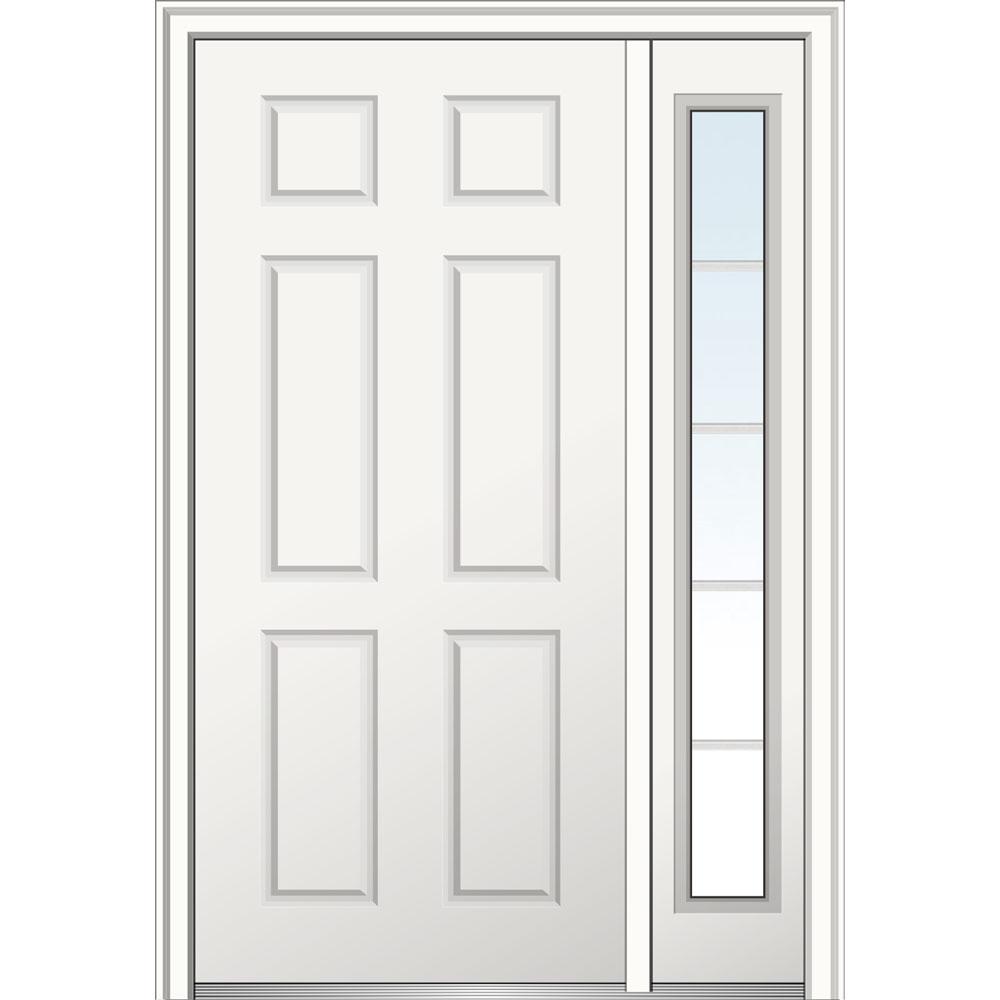 6 Panel Doors With Glass Fiberglass Doors The Home Depot