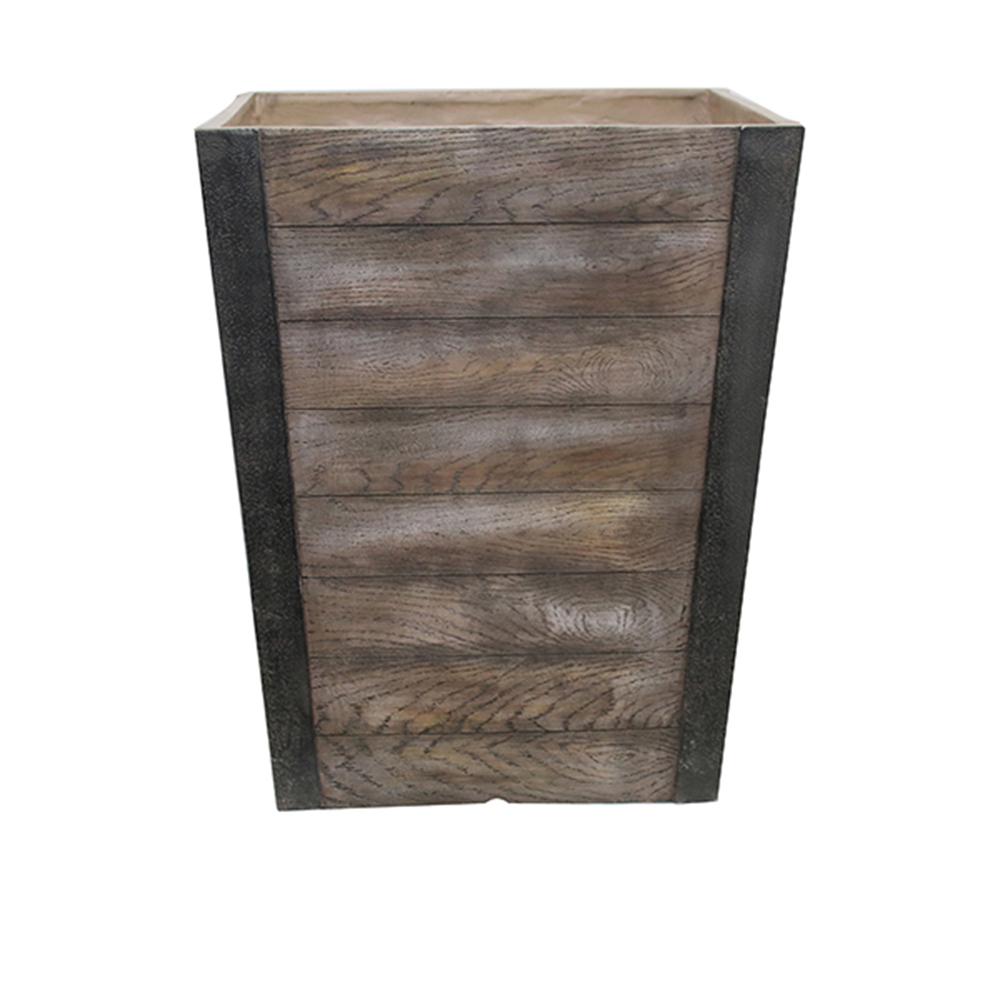 Southern Patio Farmhill 18 In W X 22 In H Tall Resin Planter Hdr