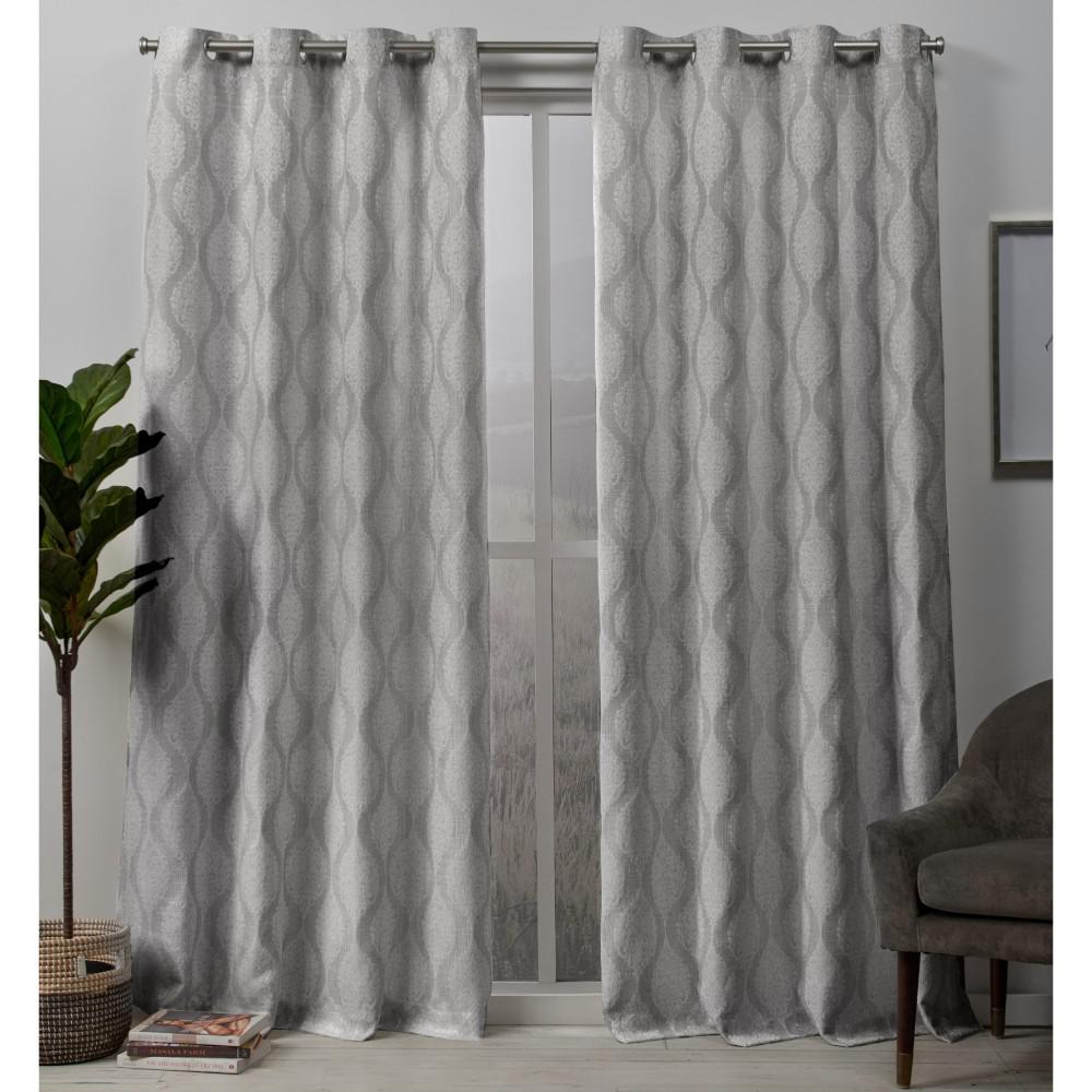 Exclusive Home Curtains Stark 54 In W X 84 In L Woven Blackout