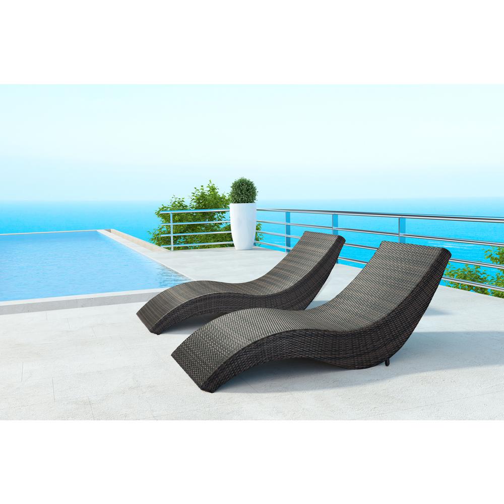 Hurley Park Outdoor Chaise Lounge with Cushion