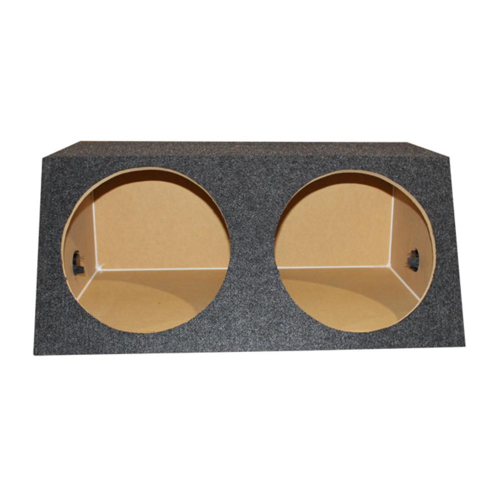 NEW QPower Dual 15 in. Carpet Subwoofer Sub Box Sealed Speaker