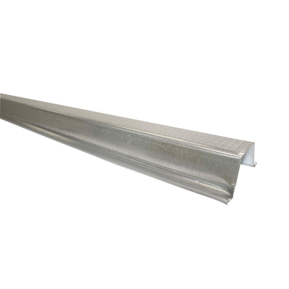Gibraltar Building Products 12 Ft Galvanized Steel High Hat Furring Channel