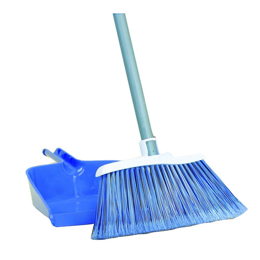 UPC 071798754413 product image for Quickie Angle Broom and Dust Pan Set | upcitemdb.com