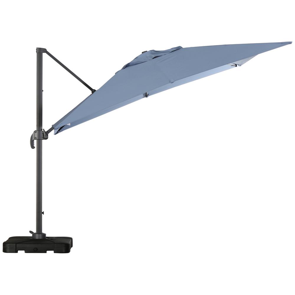 light blue umbrella