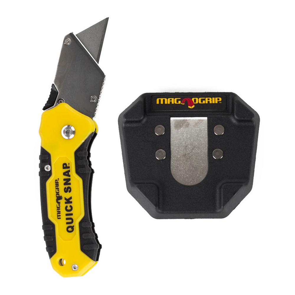 MagnoGrip Quick Snap Folding Knife Set with Universal