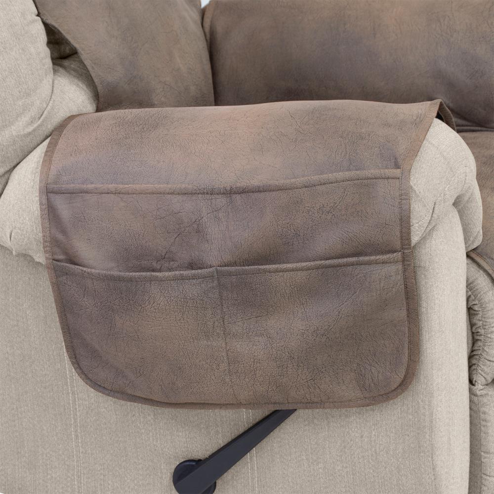 Serta Fawn Faux Leather Furniture Protector Treated With Neverwet