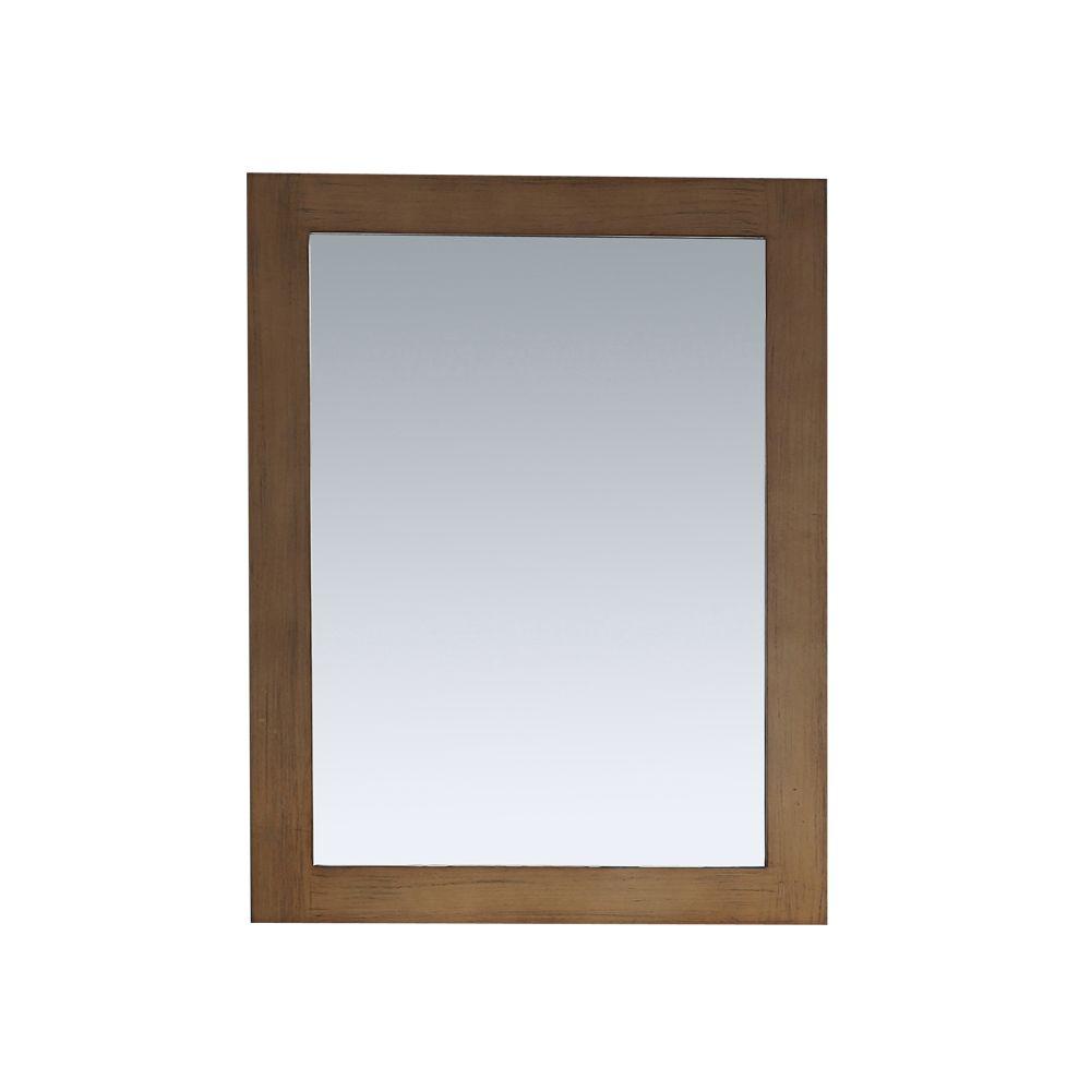 Pegasus Daniel 22 In X 30 Framed Wall Mirror Nutmeg Pegasus Daniel 22 In X 30 Framed Wall Mirror Nutmeg