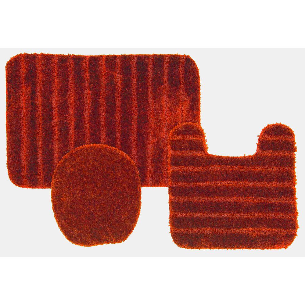 Mohawk Veranda Bath Rug Rust Set 352584 The Home Depot Mohawk Veranda Bath Rug Rust Set