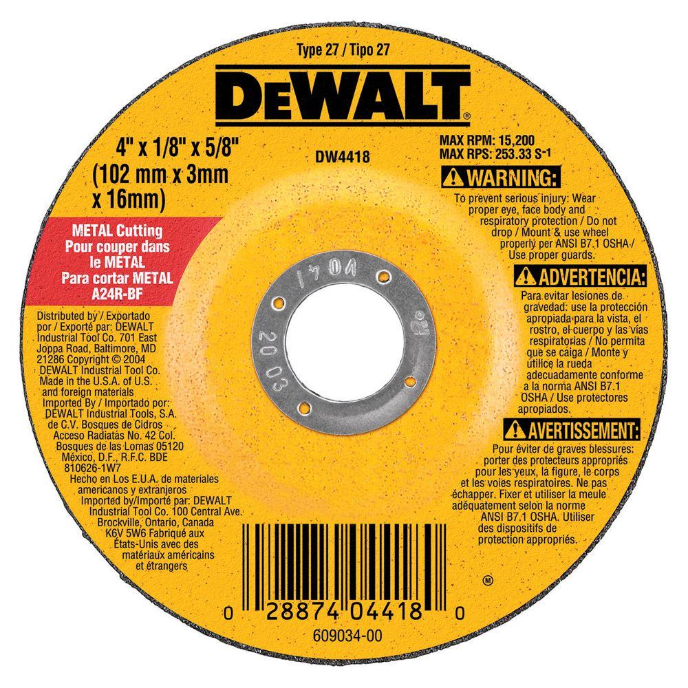 dewalt 14 cut off wheel