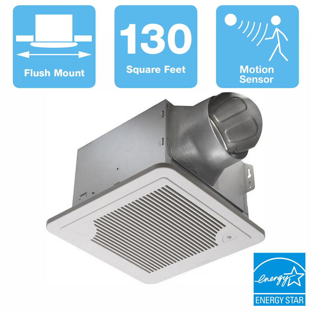 Delta Breez Smart Series 130 Cfm Ceiling Bathroom Exhaust Fan With