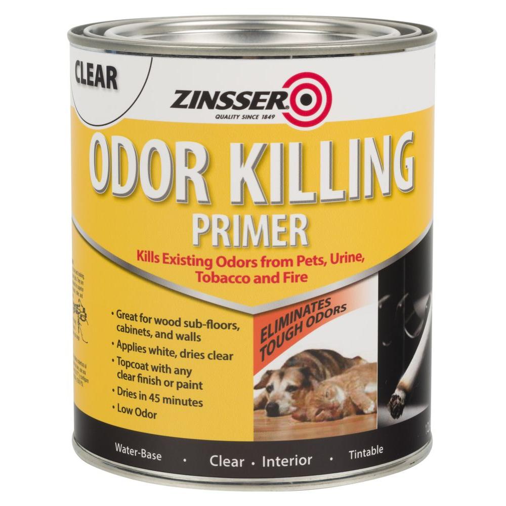 Zinsser 1 qt. Odor Killing Interior Primer (4Pack)307648 The Home Depot