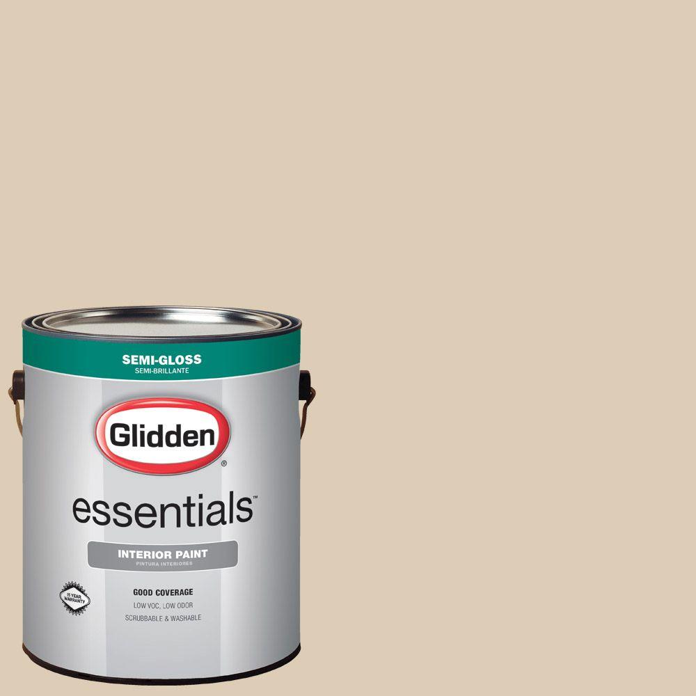 Glidden Essentials 1 Gal Hdgwn32 Water Chestnut Semi Gloss Hdgwn32 Water Chestnut Semi Gloss Interior Paint