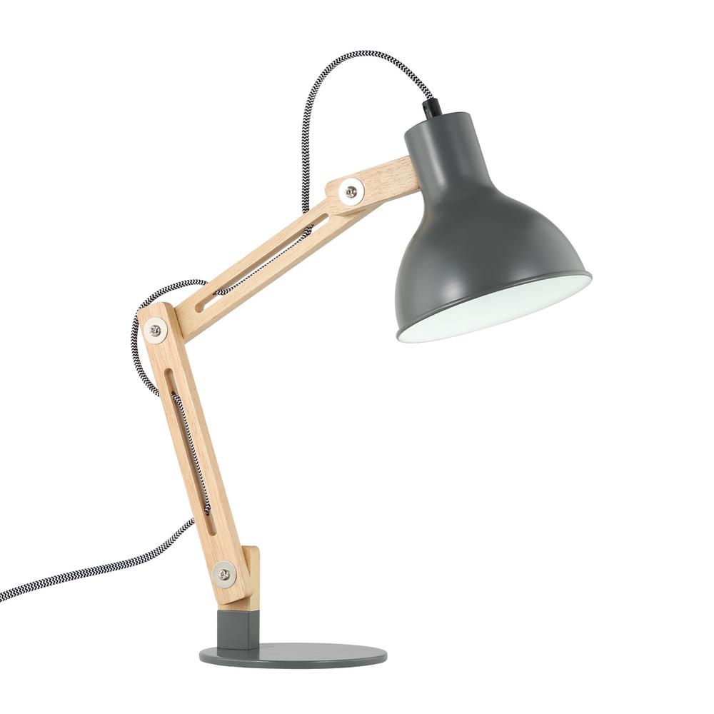 gray desk lamp