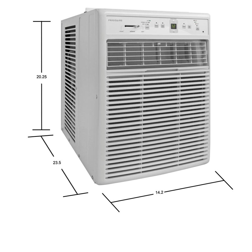 Frigidaire 10 000 Btu Casement Window Air Conditioner With Remote Ffrs1022r1 The Home Depot