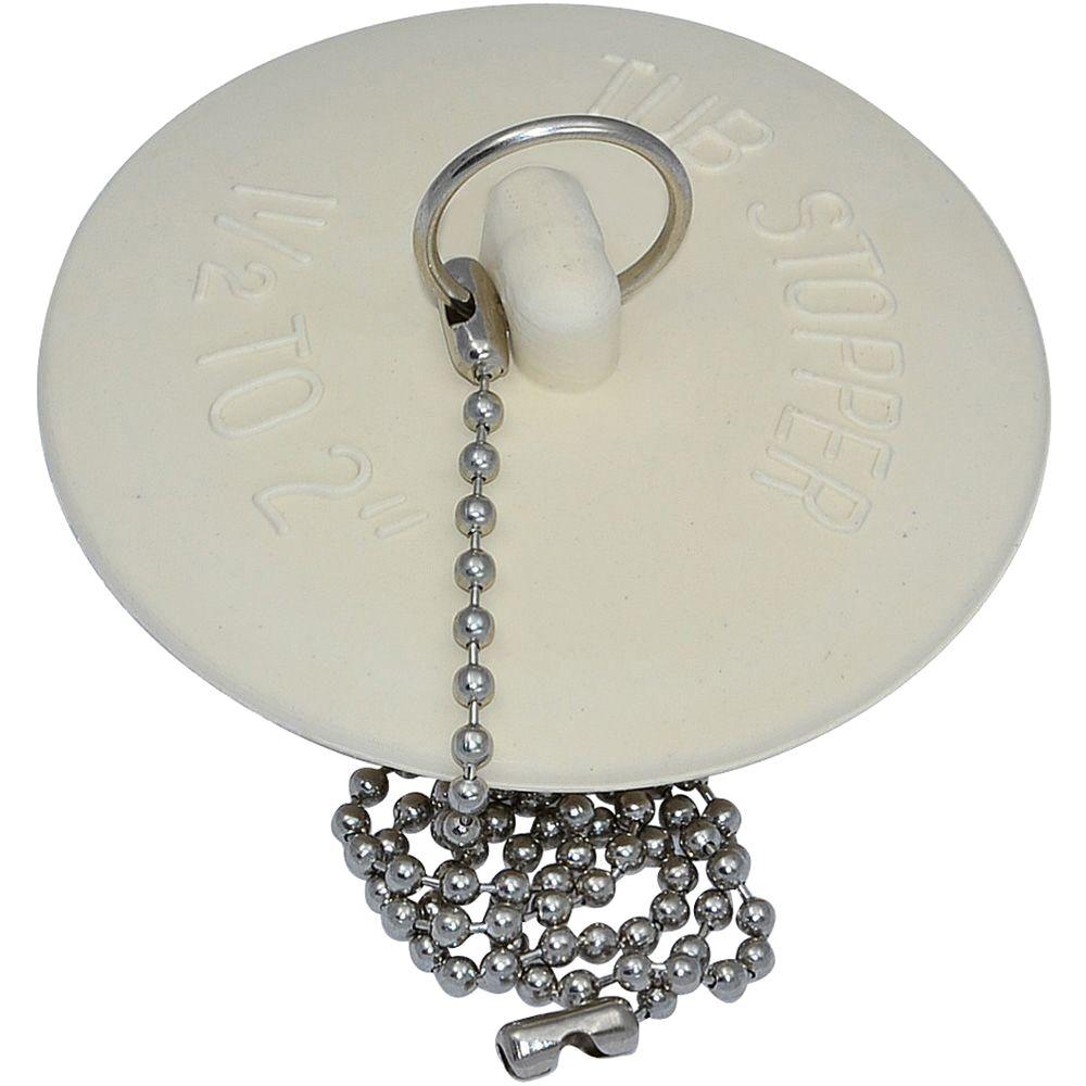 PartsmasterPro Universal Tub Stopper Fits 11/2 in. to 2 in. Drains