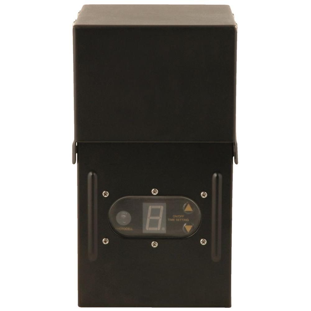 Transformers Outdoor Lighting Accessories The Power Pack Low Voltage 300 Watt Black Outdoor Lighting Weather Shield Transformer With