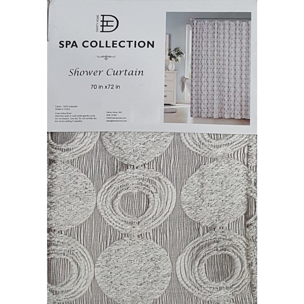 Twilight 70 In Silver Shower Curtain