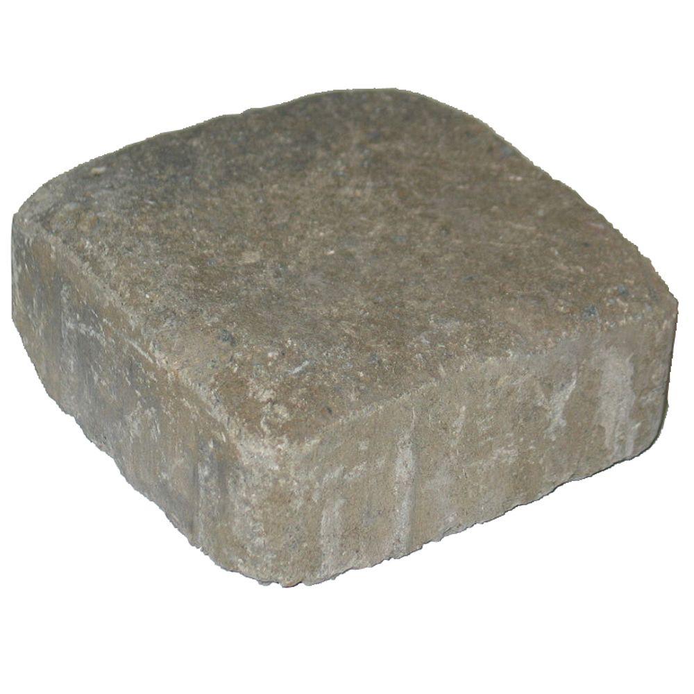 holland 4 in x 8 in red charcoal concrete paver