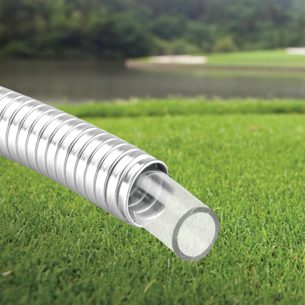 Aqua Joe Indestructible 1 2 In Dia X 100 Ft Heavy Duty Stainless Steel Garden Hose Ajsgh100 The Home Depot - Aqua Joe Steel Garden Hose Holder With Faucet Aqua Joe Indestructible 1 2 In Dia X 100 Ft Heavy Duty Stainless Steel Garden Hose Ajsgh100 The Home Depot - Aqua Joe Steel Garden Hose Holder With Faucet
