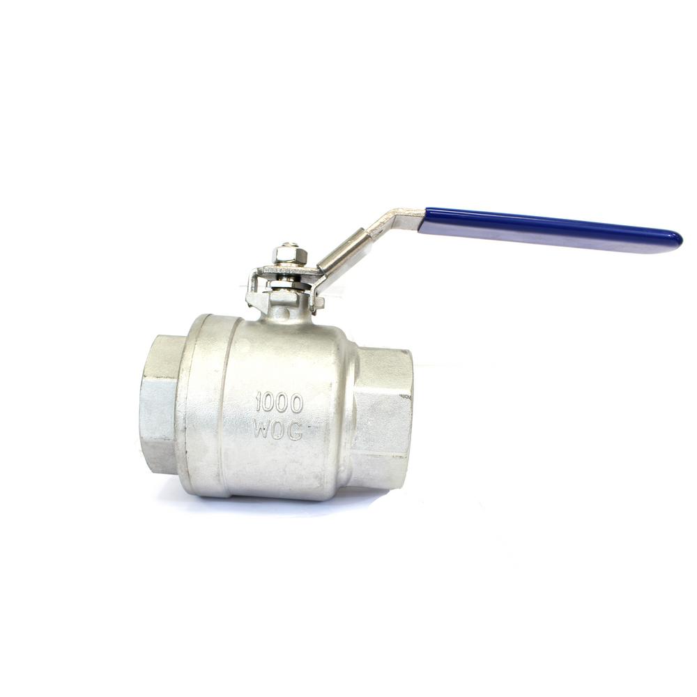 CMI inc 3/4 in. Stainless Steel FIP x FIP Threaded FullPort Ball Valve