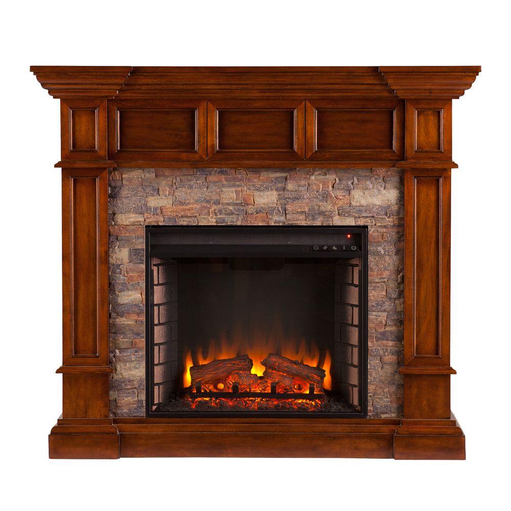 Amesbury 45 75 In W Faux Stone Corner Electric Fireplace Buckeye Oak Hd90565 The Home Depot - Corner Oak Electric Fireplace Amesbury 45 75 In W Faux Stone Corner Electric Fireplace Buckeye Oak Hd90565 The Home Depot - Corner Oak Electric Fireplace