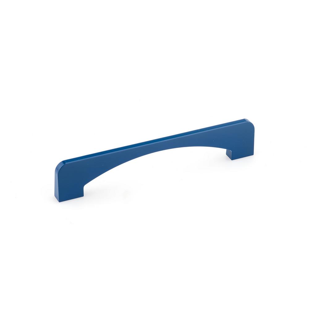 Richelieu Hardware 65/16 in. (160 mm) Blue Contemporary Drawer Pull