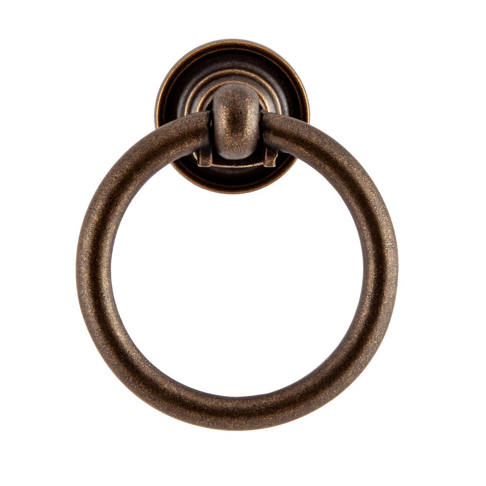 Sumner Street Home Hardware Large 1 75 In Antique Brass Ring Pull