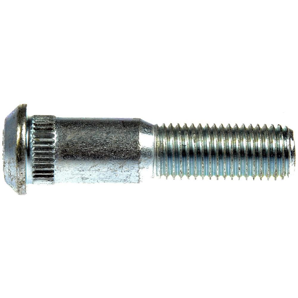 12x Grade 10.9 Wheel Studs - 1/2-20 Thread, 0.56" Knurl, 2.2" Length, Serrated, Zinc Plated