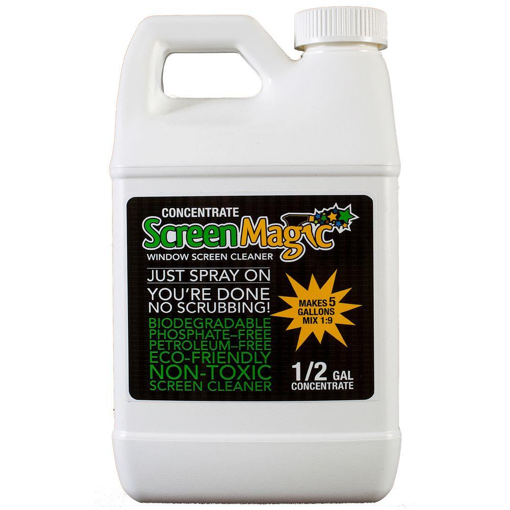Screen Magic 5 gal. 64 oz. Window Screen Cleaner ConcentrateSM5GC The Home Depot