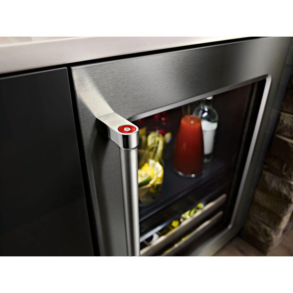 Kitchenaid 24 In W 14 Bottle Wine Cooler Kubr204esb The Home Depot W 14 Bottle Wine Cooler Kubr204esb