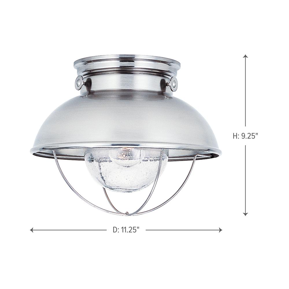 Brushed Stainless Sea Gull Lighting 615093S-98 Sebring LED Mini-Pendant