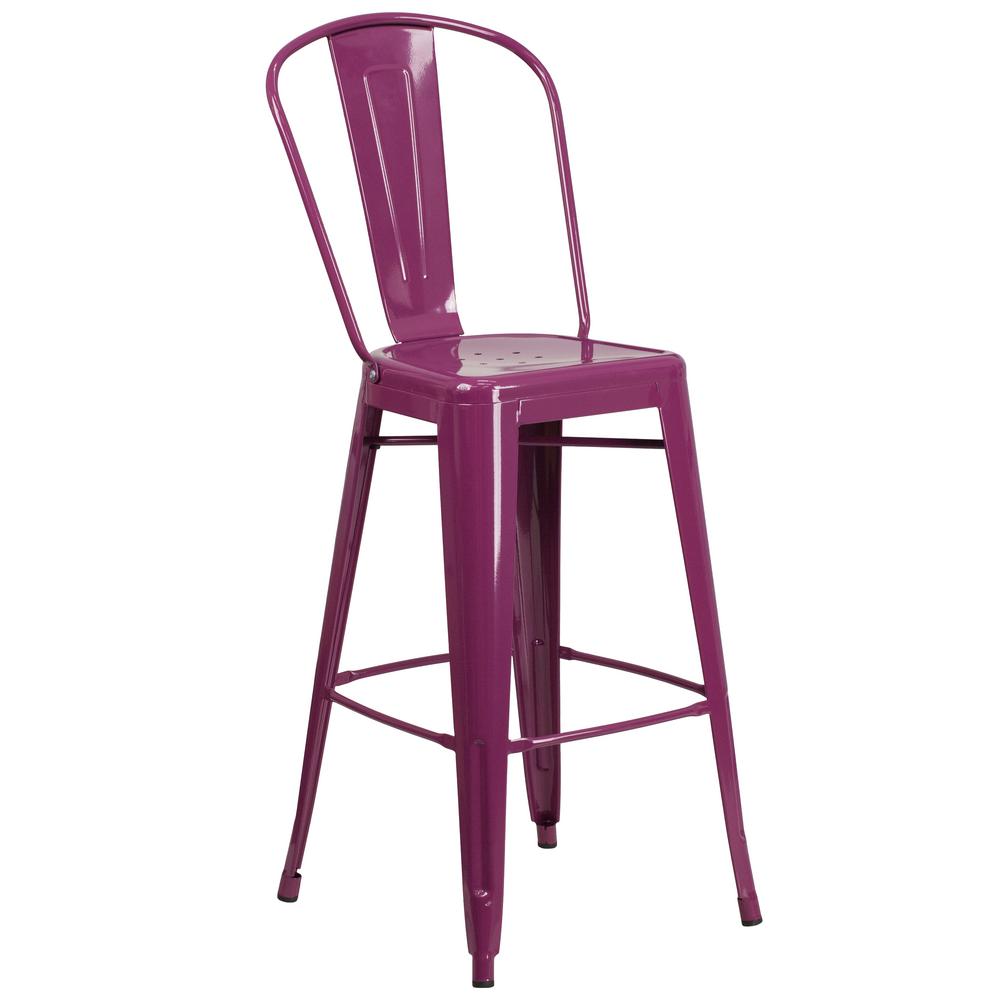 Bar Stool Purple 28 33 Kitchen Dining Room Furniture Purple Bar Stool