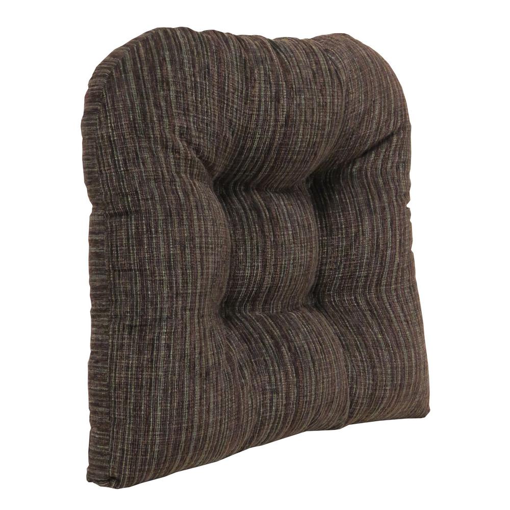 Gripper NonSlip 17 in. x 17 in. Polar Chenille Chocolate Tufted