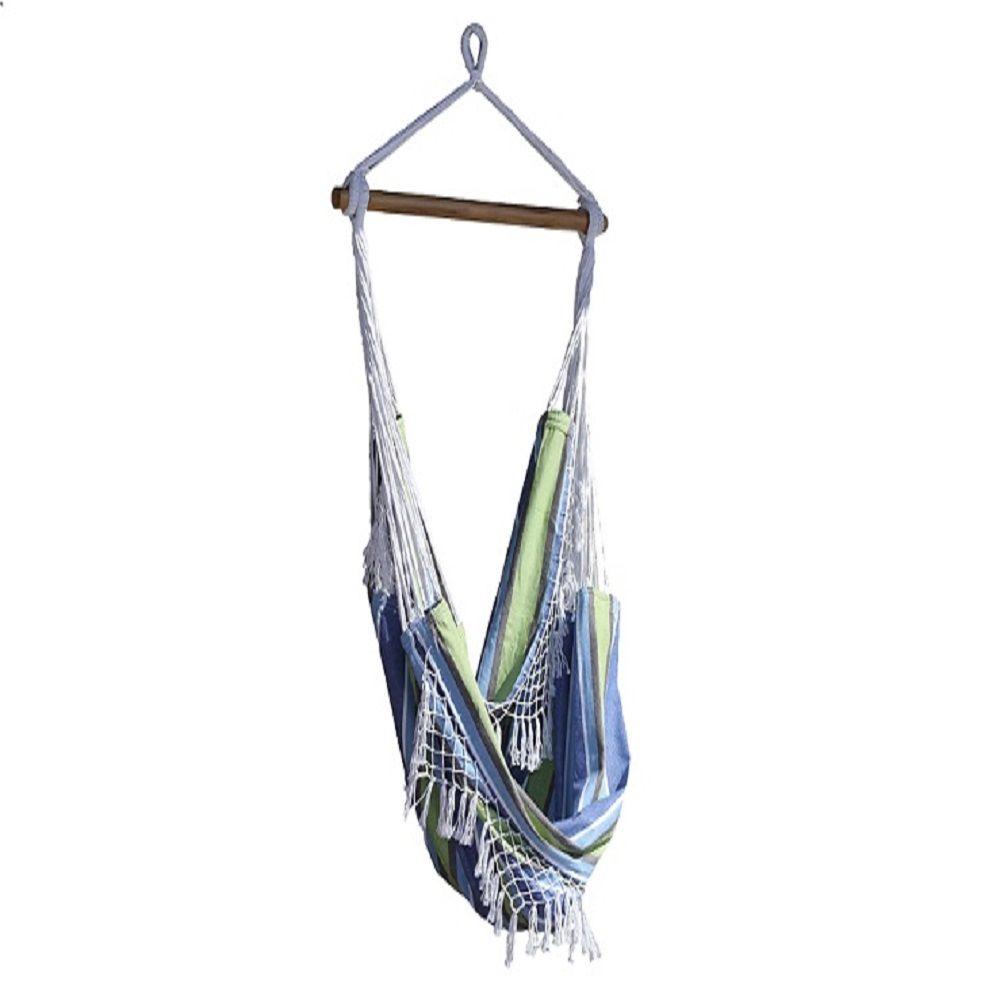 Vivere 2 5 Ft Brazilian Style Cotton Hammock Chair In Oasis B524