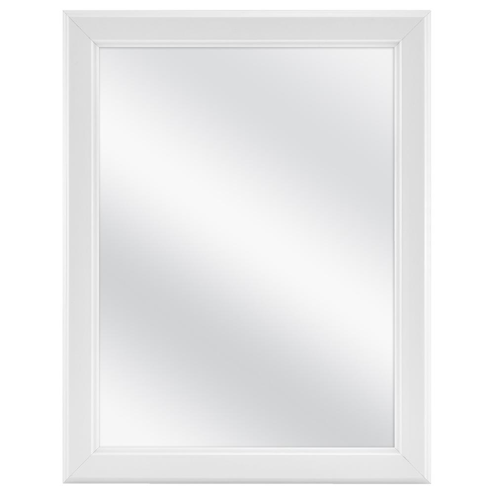 15-1/8 in. w x 19-1/4 in. h framed recessed or surface-mount bathroom  medicine cabinet in white