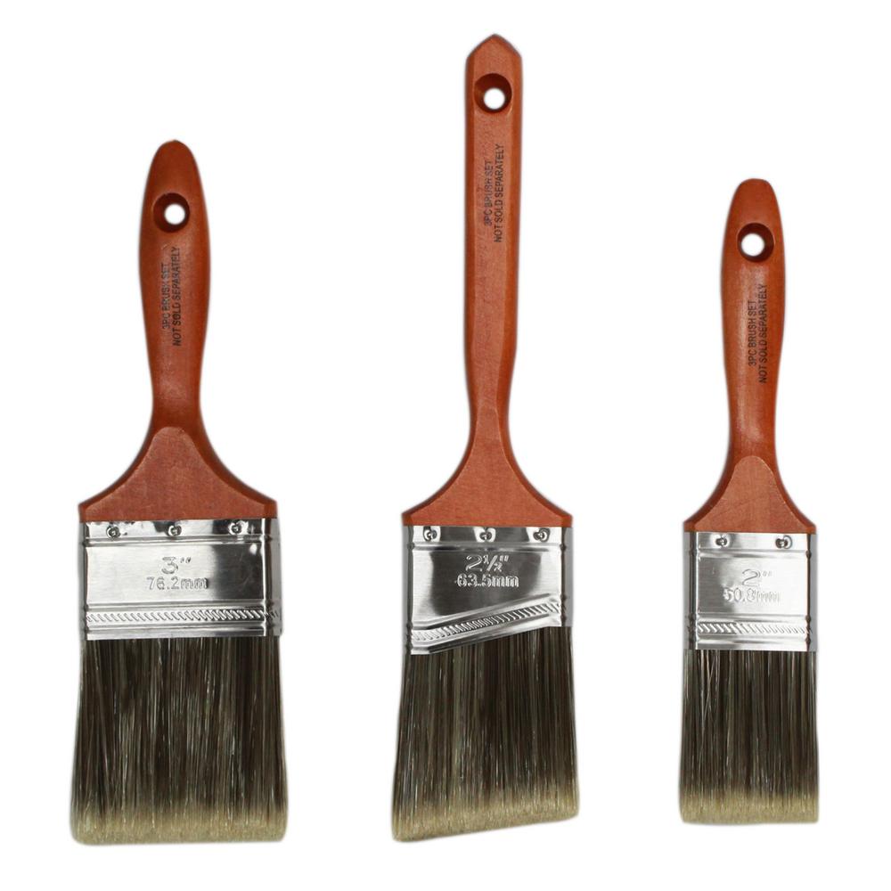 HiTech 4Piece Poly Paint Brush SetBP07244 The Home Depot