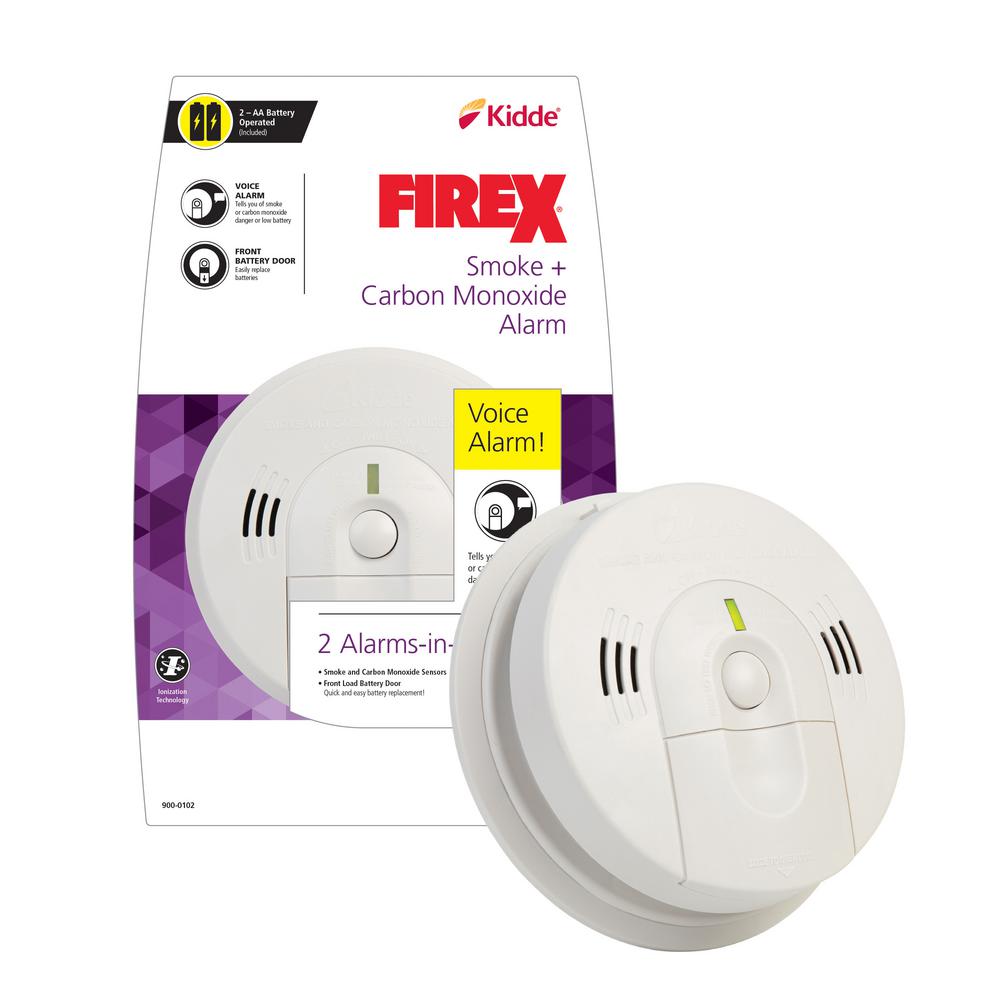UPC 784908010209 product image for Kidde Firex Smoke and Carbon Monoxide Detector, Battery Operated with Voice Alar | upcitemdb.com