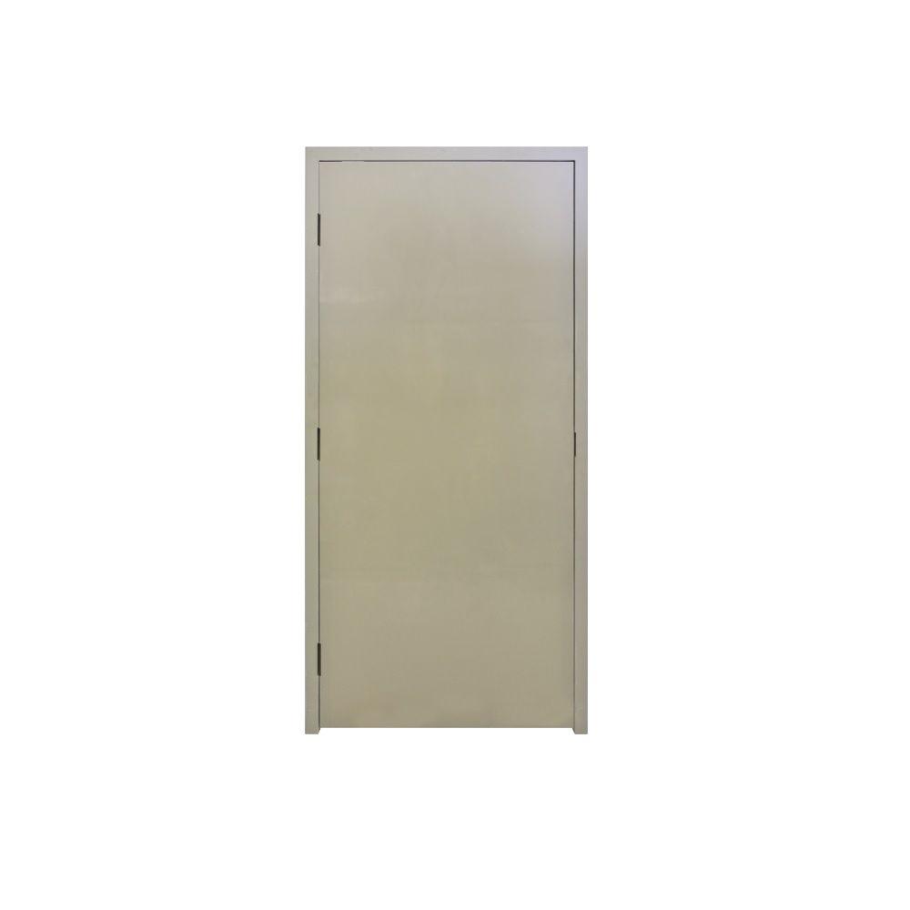 Krosswood Doors 36 in. x 80 in. DKS Flush Primed Steel Prehung
