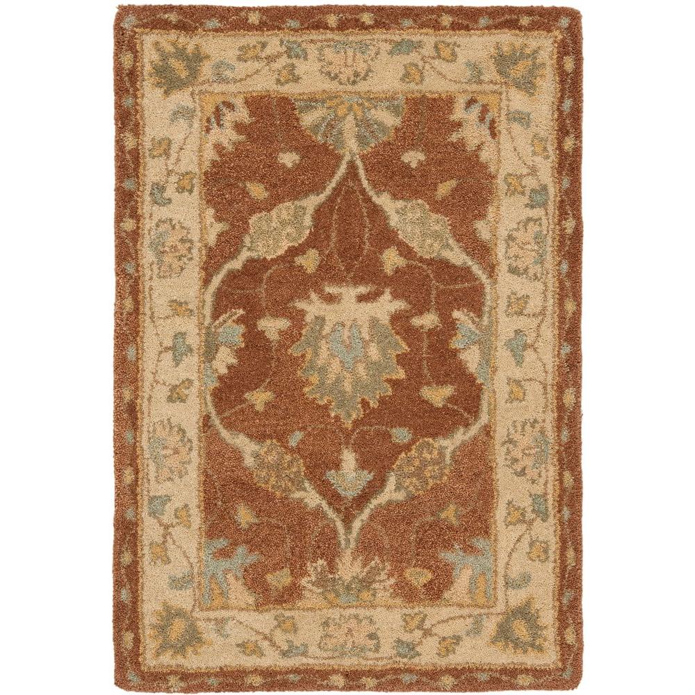 Safavieh Antiquity Brown/Taupe 2 ft. x 3 ft. Area RugAT315A2 The Home Depot