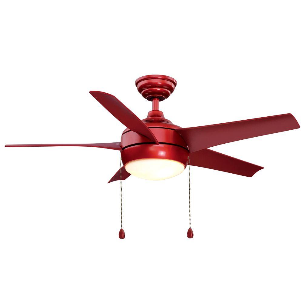 Home Decorators Collection Windward 44 in. Indoor Red Ceiling Fan with