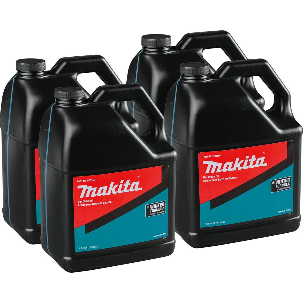 Makita 1 Gal. Bar Chain Oil, Winter (4Pack)T031594 The Home Depot