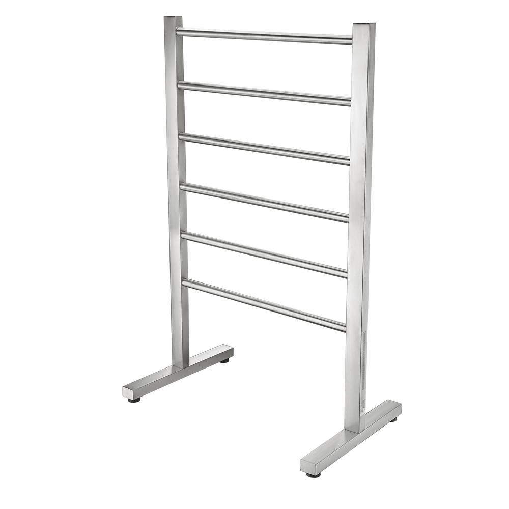 Anzzi Riposte Series 6 Bar Stainless Steel Floor Mounted Electric Anzzi Riposte Series 6 Bar Stainless