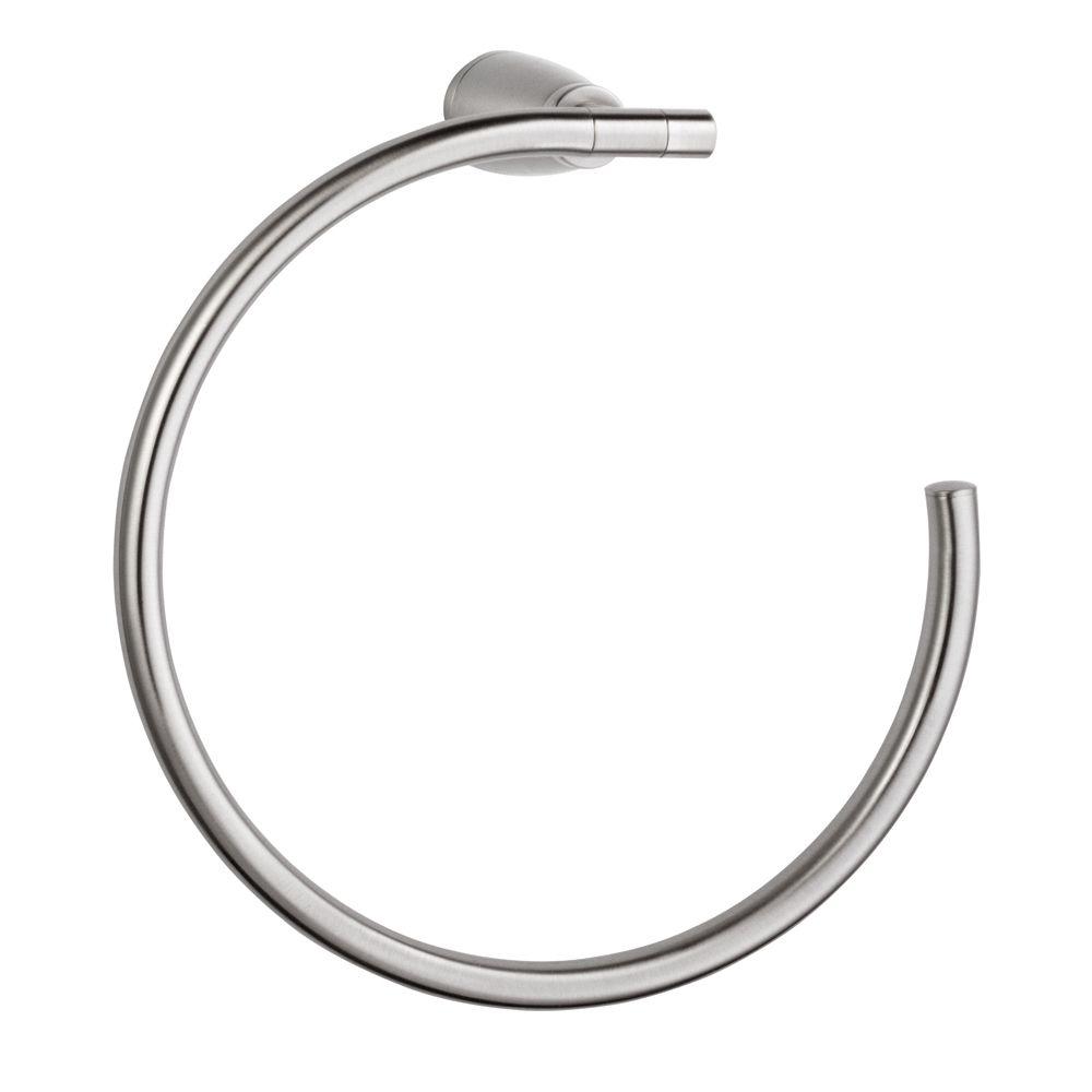 Danze Sonora Towel Ring in Brushed NickelD442121BN The Home Depot